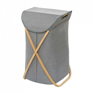Cos de rufe gri/maro din fibre sintetice 79 L Bahari Wenko