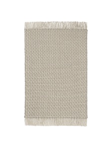 Covor alb antic/negru din fibre naturale 170x240 cm Udo Ferm Living