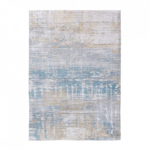 Covor albastru din fibre sintetice Long Island Blue Louis de Poortere (diverse dimensiuni)