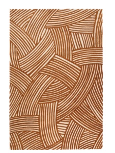 Covor bej din fibre naturale 200x300 cm Poreni Kave Home