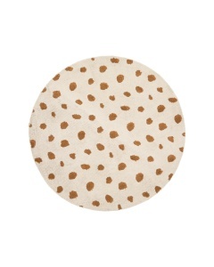 Covor bej/portocaliu din bumbac 100 cm Tandani Kave Home