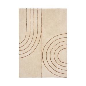 Covor din bumbac bej 160x230 cm Tampa House Nordic