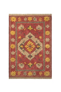Covor din bumbac rosu 200x300 cm Persian Lorena Canals