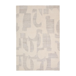 Covor gri din fibre 200x300 cm Norela Kave Home