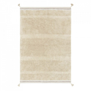 Covor pentru copii bej/auriu din bumbac 140x200 cm Bloom Lorena Canals