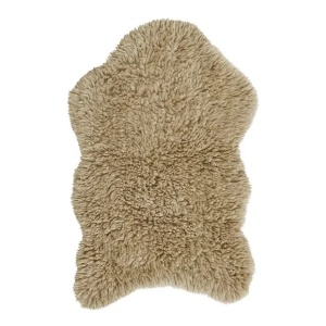 Covor pentru copii bej din fibre naturale 75x110 cm Woolly Lorena Canals