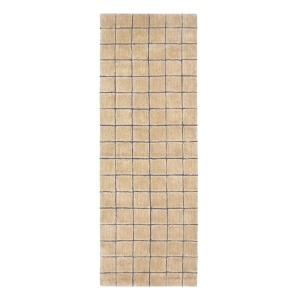 Covor pentru copii maro chihlimbar din fibre naturale 80x230 cm Mosaic Lorena Canals