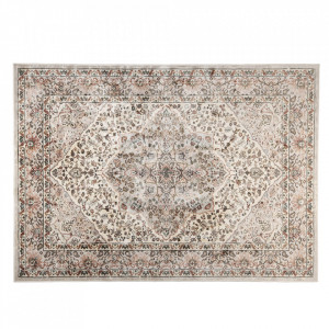Covor roz/ivoriu din viscoza si bumbac 170x240 cm Vogue The Home Collection