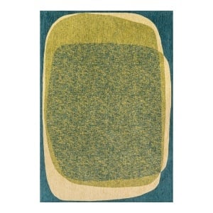 Covor verde din fibre sintetice Marble Larch Louis de Poortere (diverse dimensiuni)