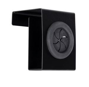 Cuier negru din metal Push Wenko