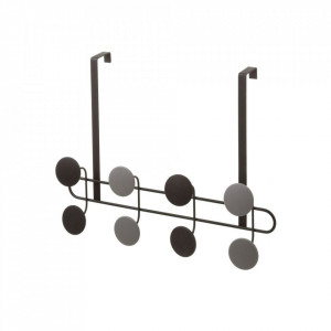 Cuier pentru usa negru/gri din metal Beatrice Eight The Home Collection