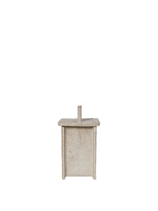 Cutie cu capac alb antic din ceramica Rume Ferm Living