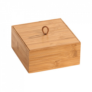 Cutie cu capac bambus maro Terra Lid M Wenko