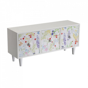 Cutie pentru bijuterii multicolora din lemn Blume Fleur Versa Home