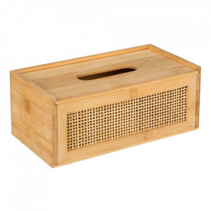 Cutie pentru servetele maro din bambus Allegre Wenko