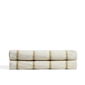 Cuvertura galben mustar din bumbac 240x260 cm Lidala Kave Home