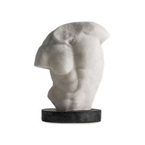 Decoratiune alba din fibre naturale 25 cm Philip Vical Home
