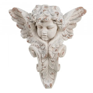 Decoratiune alba din fibre sintetice 68 cm Virginia Denzzo