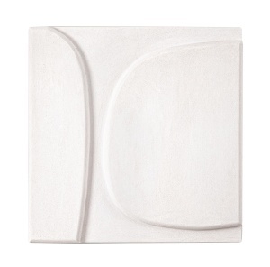 Decoratiune de perete alba 80x80 cm Albin 2 Bizzotto