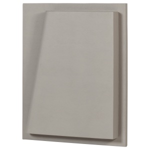 Decoratiune de perete gri din metal 84x104 cm Numa Woood