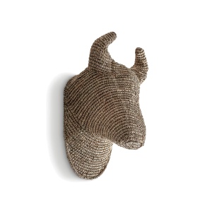 Decoratiune de perete maro din fibre naturale 29x40 cm Toro Vical Home