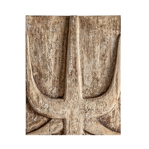 Decoratiune de perete maro din lemn 40x50 cm Kelan Vical Home