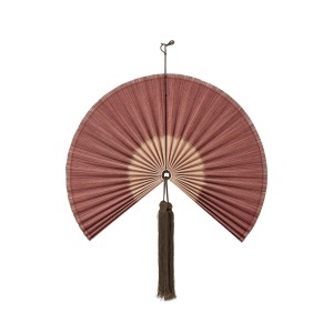 Decoratiune de perete roz din bambus 70x75 cm Jaime Bloomingville