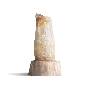 Decoratiune ivorie/maro din lemn 39 cm Kaja Vical Home