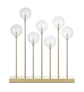 Decoratiune luminoasa aurie din metal si sticla cu 7 becuri Master Gold Markslojd
