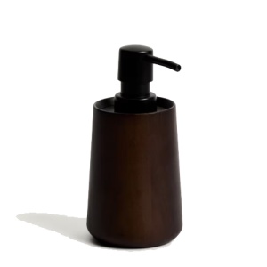 Dispenser sapun lichid maro din lemn 8x16 cm Eide Kave Home