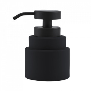 Dispenser sapun lichid negru din ceramica si metal 8x12 cm Shades Low Mette Ditmer Denmark