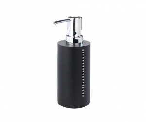 Dispenser sapun lichid negru din fibre sintetice 210 ml Diamond Wenko