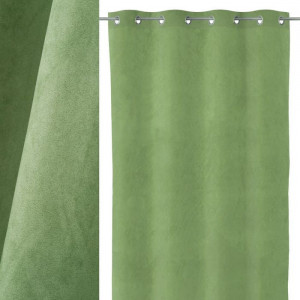 Draperie verde din poliester 140x260 cm Fernie Unimasa