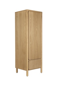 Dulap maro din lemn 181 cm Storm Zuiver
