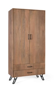 Dulap maro din lemn 187 cm Auris Giner y Colomer