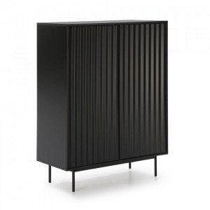 Dulap negru din metal 130 cm Sierra Teulat