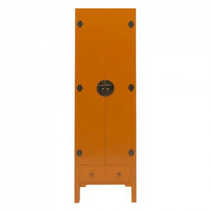 Dulap portocaliu din MDF 185 cm Matrika Ixia