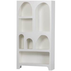 Etajera alba 180 cm Caz Wide Woood