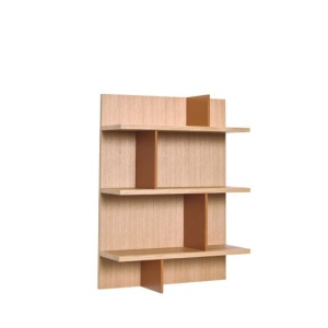 Etajera de perete maro din lemn 80 cm Stand Hubsch