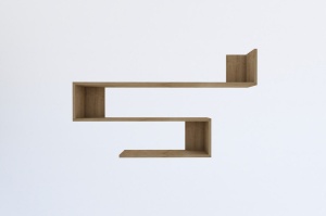 Etajera de perete maro stejar 71 cm Penne The Home Collection