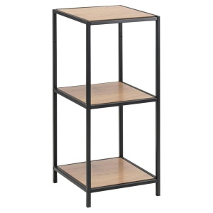 Etajera din metal negru 83 cm Seaford Erica Quiet Object