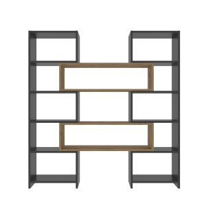 Etajera maro/neagra 150 cm Poyraz The Home Collection