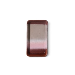 Farfurie intinsa multicolora din ceramica 8x14 cm 70s ceramics Bloom HKliving