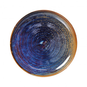 Farfurie pentru desert albastra din ceramica 20 cm Chef HKliving