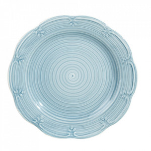 Farfurie pentru desert albastra din ceramica 21 cm Azul Ixia