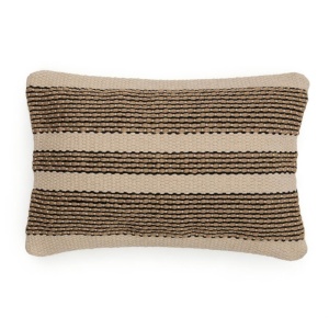 Fata de perna bej/maro din bumbac 40x60 cm Aylin Kave Home