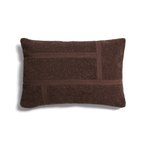 Fata de perna maro din bumbac 40x60 cm Lomel Boucle Kave Home