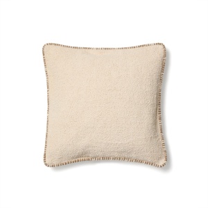 Fata de perna maro din bumbac 50x50 cm Enari Kave Home