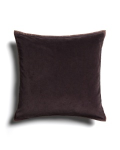 Fata de perna maro din catifea 60x60 cm Niroi Kave Home