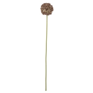 Floare artificiala maro din fibre sintetice 70 cm Alium Bloomingville